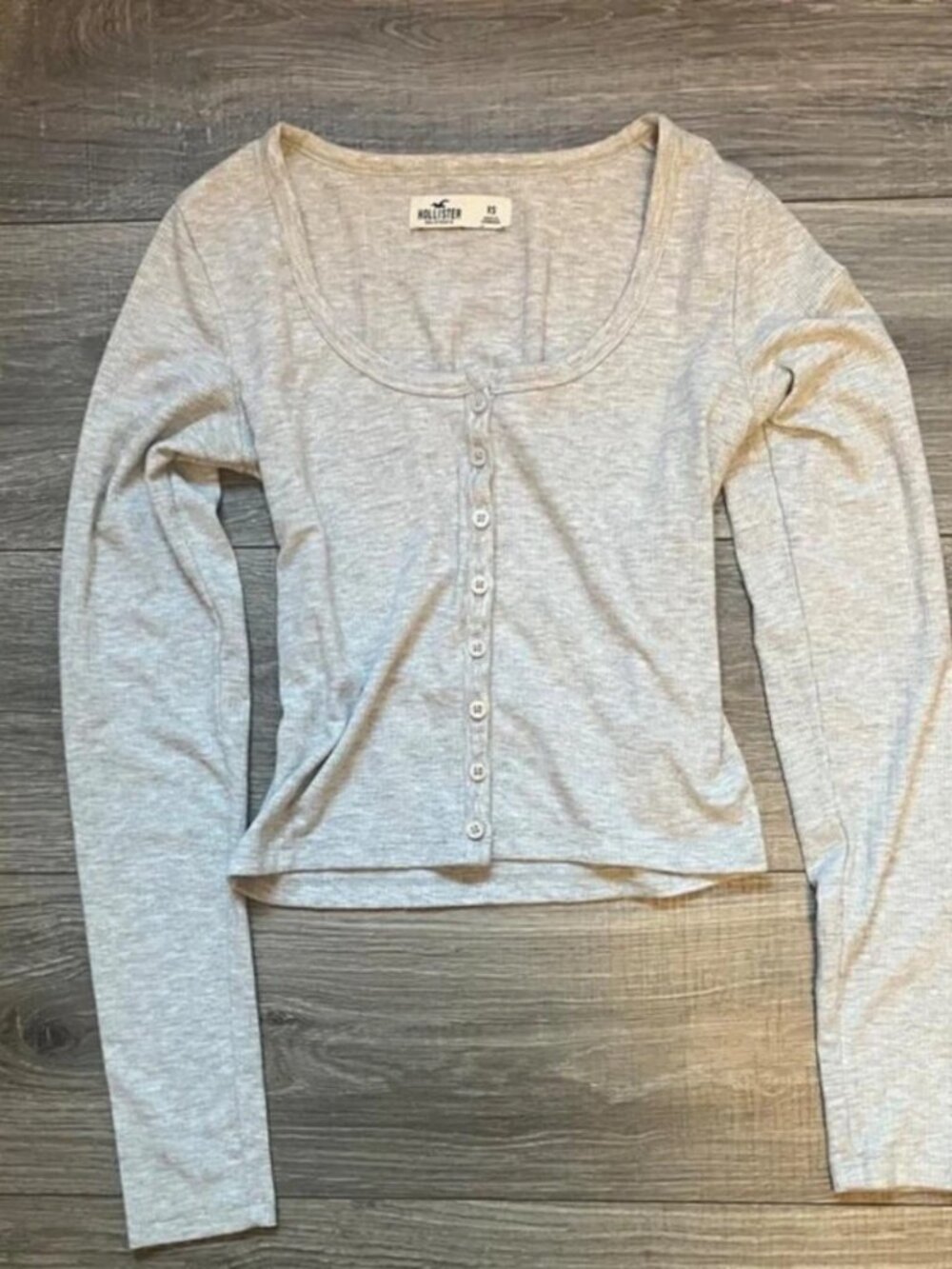 Hollister grey long sleeve